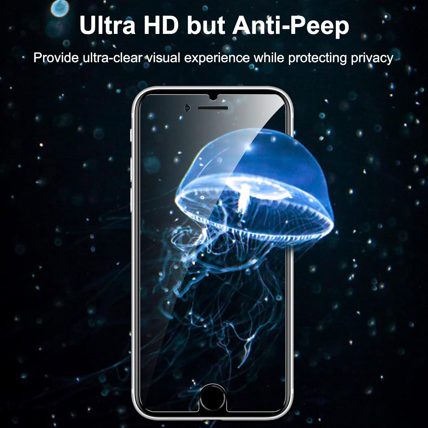 حماية شاشة 2.5D من Anank للخصوصية لهاتف iPhone SE حماية شاشة 2.5D من Anank للخصوصية لهاتف iPhone SE
